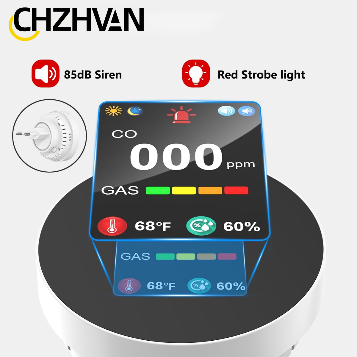 CHZHVAN 4-in-1 Carbon Monoxide - Home Cooking Gas 评论和价格