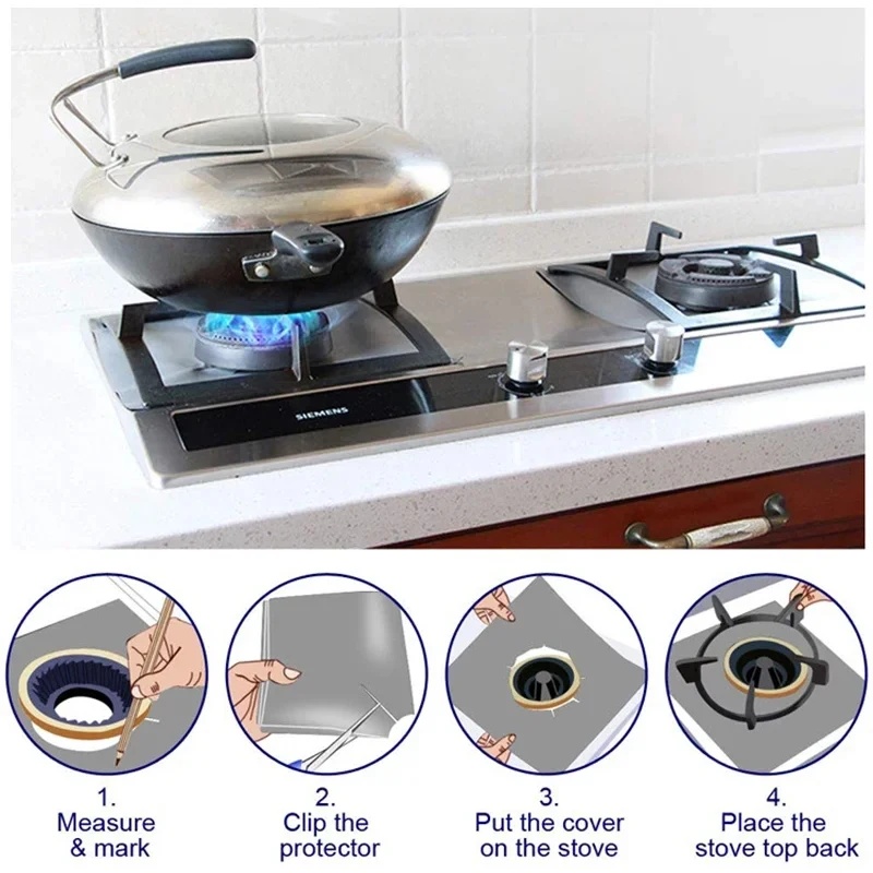 1-6PCS Reusable Clean Mat Pad  - Home Cooking Cookbook 评论和价格