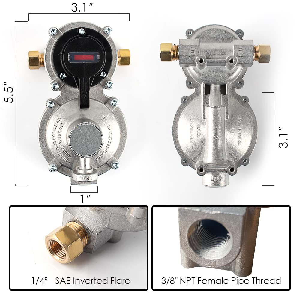 2-Pack 2-Stage Auto Changeover - Home Cooking Gas 评论和价格